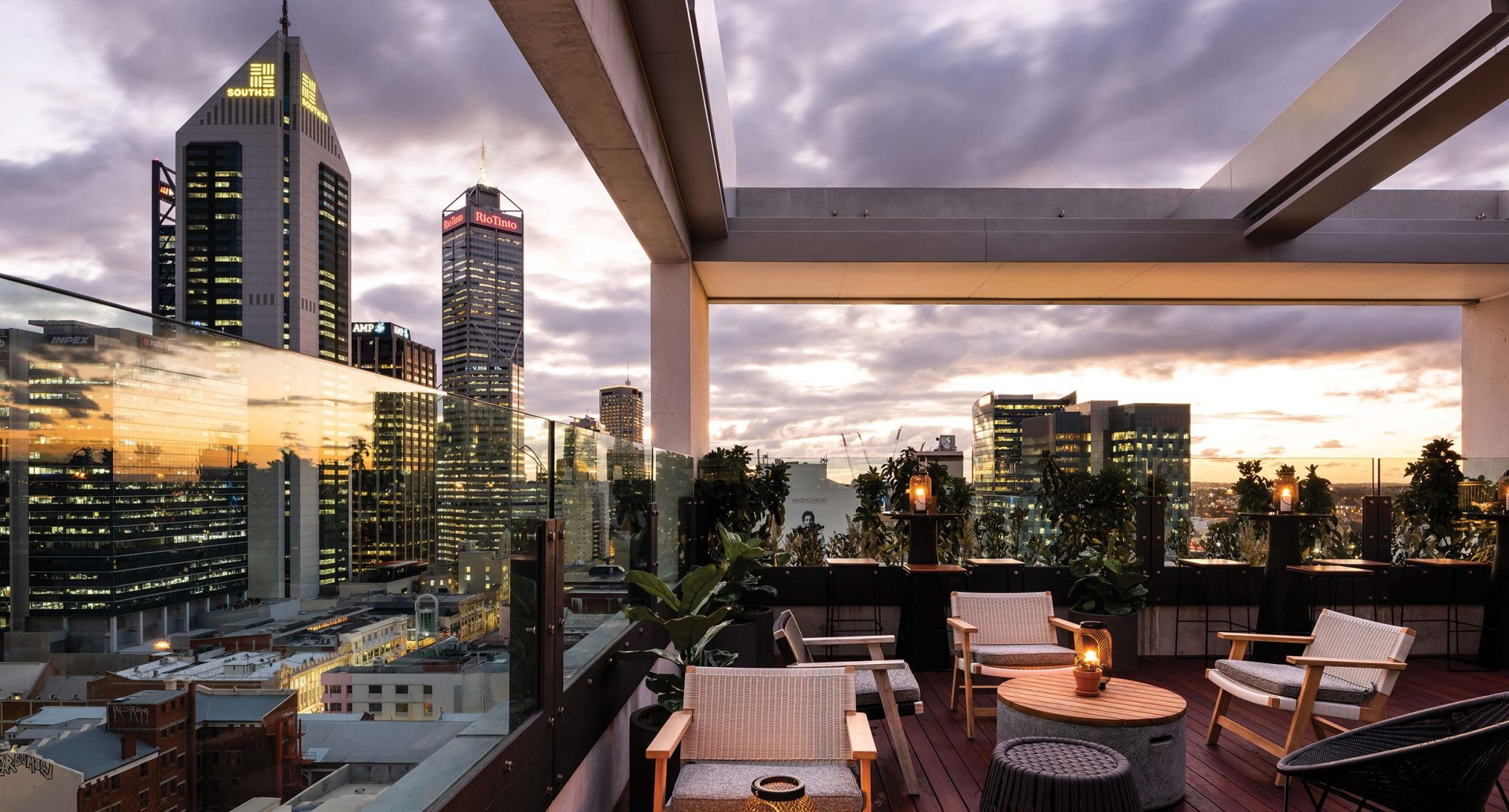 QT Perth - Meetings & Events Venue Perth - Rooftop at QT